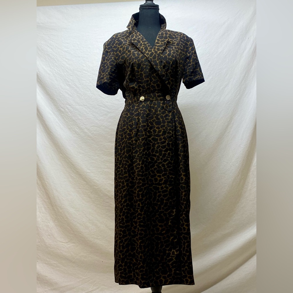 Sag Harbor Animal Print Maxi Dress – Size 10 (NWT without tags)